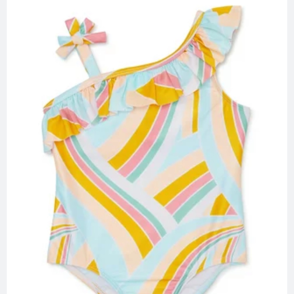 Wonder Nation Little Girls swimsuit 18m